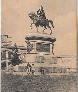 44230   CARTOLINA d'Epoca - CATANIA Città - MONUMENTO UMBERTO Io 1918