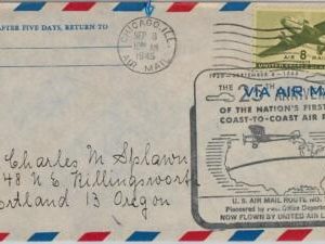 60162 - USA - Flight COVER: 25th ANNIVERSARY COAST-to-COAST 1945: CHICAGO