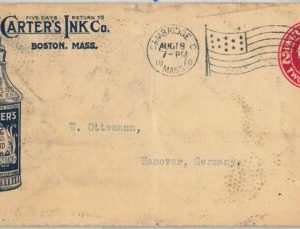 64776 - USA - POSTAL HISTORY: Advertising STATIONERY COVER 1910 - INK writting