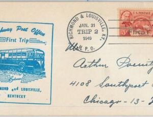 65646 - UNITED STATES USA - Special COVER 1949: HIGHWAY POST OFFICE First trip