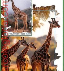B1674 - NIGER -  Stamp Sheet - 2023 -  Girafes, Animals