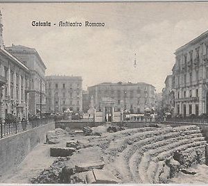 44252    CARTOLINA d'Epoca - CATANIA Città - ANFITEATRO ROMANO