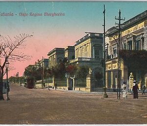 44264    CARTOLINA d'Epoca - CATANIA Città - VIALE REGINA MARGHERITA  1910