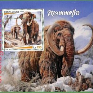 B1799 - SIERRA LEONE - ERROR MISPERF Stamp Sheet - 2023 - Mammoth