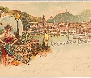 40256   CARTOLINA d'Epoca - COMO Città : RICORDO / GRUSS - COSTUME 1897