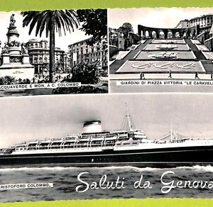 aa9191 CARTOLINA D'EPOCA  GENOVA Città