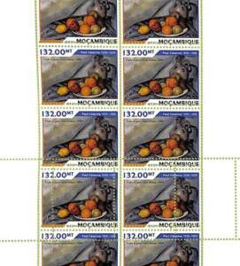 A9113 - Mozambique - ERROR MISPERF Stamp Sheet - 2021 - ART, Paul Cezanne