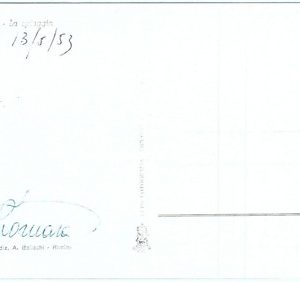 73025 - AUTOGRAFO - GIRO CICLISTICO ITALIA 1953 : 2a tappa  - Pasquale FORNARA