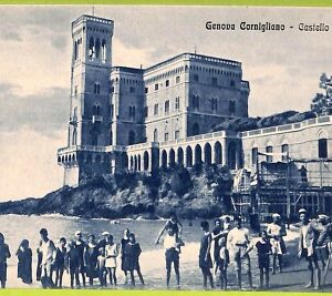 aa9252- CARTOLINA D'EPOCA  GENOVA Città : Castello Raggio