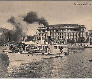 40290  CARTOLINA d'Epoca - COMO Città : PIROSCAFO