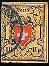 94983c - SWITZERLAND - STAMP - Yvert # 16 II -  Very Fine USED Postmark ASCONA