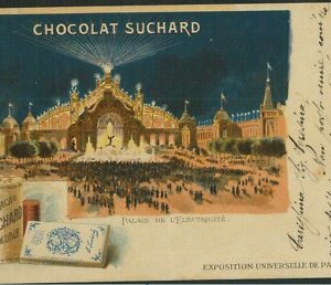 Lib974 - CARTOLINA d'Epoca PUBBLICITARIA Illustrata FRANCIA - SUCHARD Cacao 1900