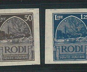 69567 -  Colonie EGEO Rodi - Sass 8b + 9b  non linguellati -  NON DENTELLATI