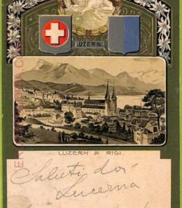 ad6570 - SWITZERLAND Schweitz - Ansichtskarten VINTAGE POSTCARD - Luzern - 1900