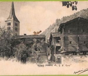 ad6608 - SWITZERLAND Schweitz - Ansichtskarten VINTAGE POSTCARD - Naters - 1906