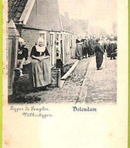 ad2081 - NETHERLANDS - VINTAGE POSTCARD  - Volendam