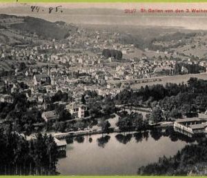 ad6647 - SWITZERLAND Schweitz- Ansichtskarten VINTAGE POSTCARD - St.Gallen -1908