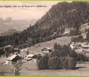 ad6716 - SWITZERLAND - Ansichtskarten VINTAGE POSTCARD - Vers l'Eglise - 1925