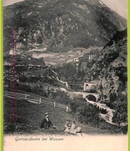 ad6729 - SWITZERLAND Schweitz - Ansichtskarten VINTAGE POSTCARD - Wassen