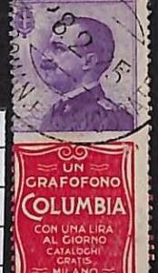 ZA0151c1 - ITALY -  Pubblicitari ADVERTISNG STAMP -  Sassone # 11 COLUMBIA Music
