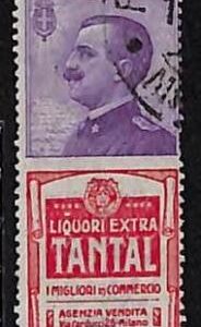 ZA0151g - ITALY - Pubblicitari ADVERTISNG STAMP - Sassone # 18 TANTAL Liqueur