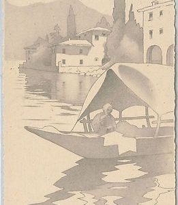 40299   CARTOLINA d'Epoca - COMO  : ILLUSTRATA