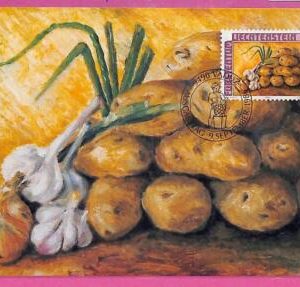 ag3411 -  Liechtenstein - POSTAL HISTORY - Maximum Card - 1986 FOOD Gastronomy