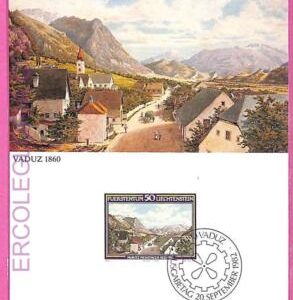 ag3404 -  Liechtenstein - POSTAL HISTORY - Set of 3 Maximum Card - 1982 ART