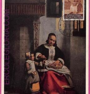 ag3422 - Liechtenstein - POSTAL HISTORY - Maximum Card - 1962  ART