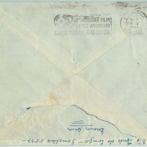 86616 - ITALY - Postal History - ADVERTISING postmark on COVER 1961  CINEMA