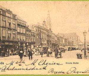 ad2072 - NETHERLANDS - VINTAGE POSTCARD  - Breda - 1901