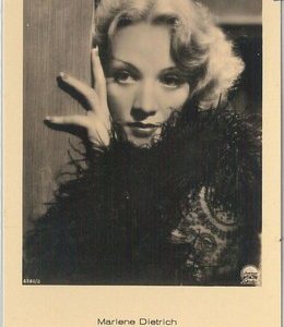 61964 - VINTAGE POSTCARD - CINEMA, Marlene Dietrich