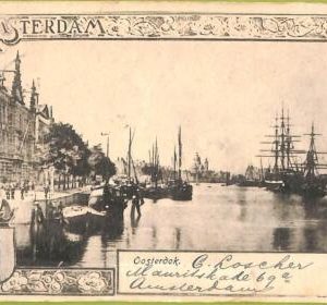 ad2067 - NETHERLANDS - VINTAGE POSTCARD  - Amsterdam, Oosterdok - 1901