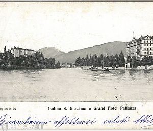 56031 -- CARTOLINA d'Epoca - LAGO MAGGIORE:  Pallanza 1904
