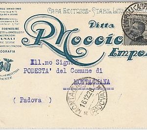 49593   CARTOLINA d'Epoca - FIRENZE provincia : EMPOLI Pubblicitaria 1928
