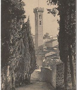49597   CARTOLINA d'Epoca - FIRENZE provincia : FIESOLE  - Il campanile