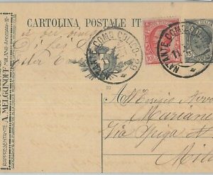 BK0015 - ITALIA  - STORIA POSTALE - INTERO POSTALE  Filagrano 16  1926 WINE