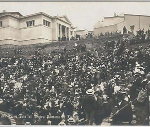 49614    CARTOLINA d'Epoca - FIRENZE provincia - FIESOLE: TEATRO ROMANO