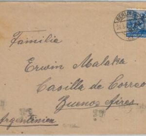 75255 - GERMANY Berlin - POSTAL HISTORY - COVER to  BUENOS AIRES Argentina  1949