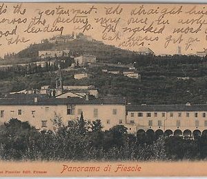 49624  CARTOLINA d'Epoca - FIRENZE provincia : FIESOLE - Panorama  1903
