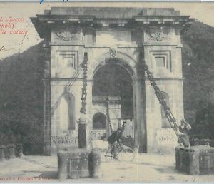 80615 - CARTOLINA d'Epoca - LUCCA  Provincia  -  Bagni di Lucca    1904  BELLA!