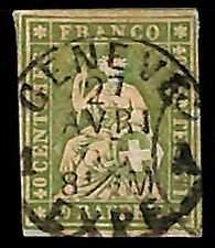 95002c - SWITZERLAND - STAMP - Zumstein # 26 - Very Fine USED - LUXUS