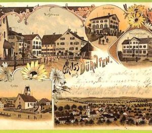 Lib7896 - SWITZERLAND - VINTAGE POSTCARD - Gruss aus Durnten - 1898