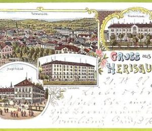 Lib7900 - SWITZERLAND - VINTAGE POSTCARD - Gruss aus Herisau - 1898