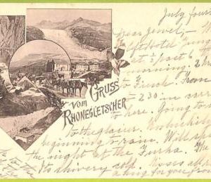 Lib7905 - SWITZERLAND - VINTAGE POSTCARD - Gruss aus Rhonegletscher - 1898