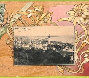 Lib7912 - SWITZERLAND - VINTAGE POSTCARD - Rorschach  - 1904, Embossed