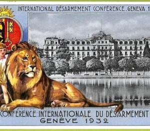 Lib7916 - SWITZERLAND - VINTAGE POSTCARD - Geneve DISARMAMENT CONFERENCE  1932