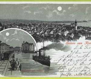 Lib7918 - SWITZERLAND - VINTAGE POSTCARD - Gruss aus Rorschach  - 1898