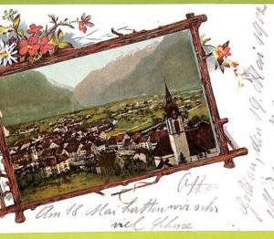 Lib7920 - SWITZERLAND - VINTAGE POSTCARD - 1902, Embossed