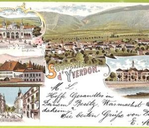 Lib7923 - SWITZERLAND - VINTAGE POSTCARD - Yverdon - 1900